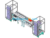 Two-End Lifting Double-Deck Conveyor Line SolidWorks, 3D Exported