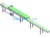 Double Layer Conveyor Belt Line SolidWorks