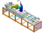 Ground Rail + Robot Structure SolidWorks, 3D Exported