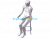 Pulling The Line Character Sitting Position SolidWorks, 3D Exported