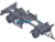 Trailer Chassis SolidWorks, 3D Exported