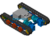 Rubber Tracked Chassis Model SolidWorks, 3D Exported