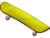 Skateboard Model SolidWorks, 3D Exported