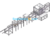 Total Production Line Of Filling Machine SolidWorks, 3D Exported