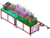 Buzzer Four-Sided Dispensing And Drying Line SolidWorks, AutoCAD