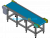 Conveyor Line 3D Model SolidWorks, 3D Exported