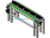 Steel Pipe Transverse Conveyor SolidWorks