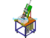 Gas-Tight Inspection Device At The Welding Of Iron Cans SolidWorks, 3D Exported