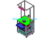 Interlocking Clutch Assembly Table Model SolidWorks, 3D Exported