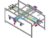 Automatic Double-Station Cutting Machine SolidWorks